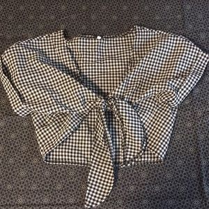 Gingham croptop